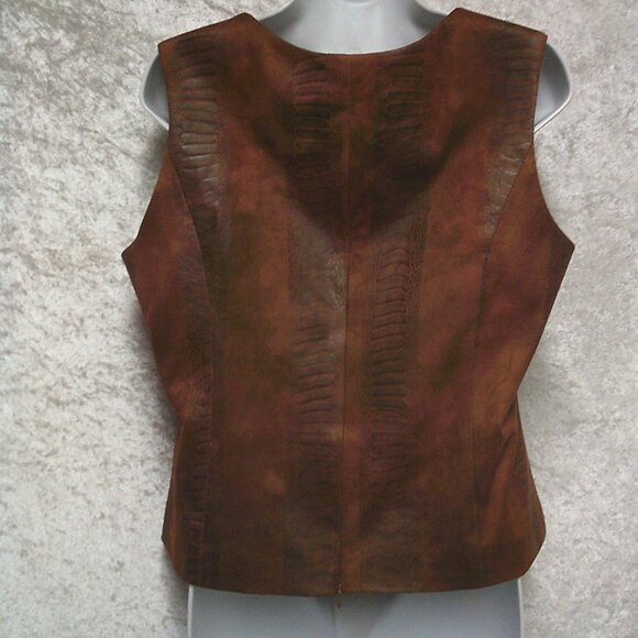 Rosemary Women's jacket skirt vest set faux lether size-13-15 - Picture 9 of 16